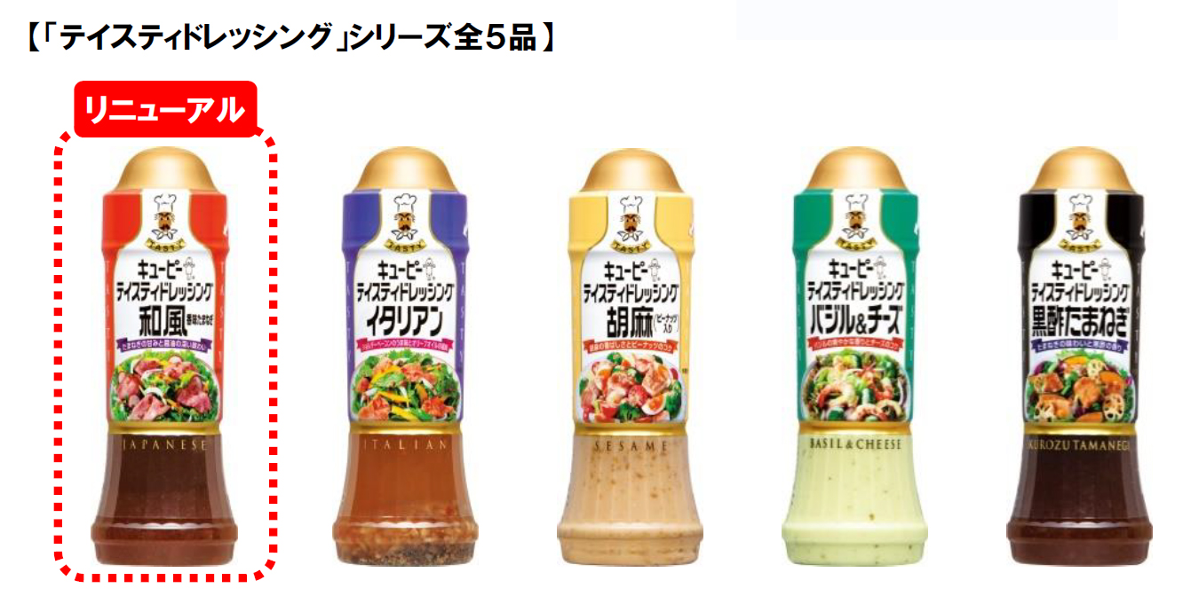   奥深い味わいで、かけるだけでごちそうになる！キユーピーテイスティドレッシング「和風香味たまねぎ」